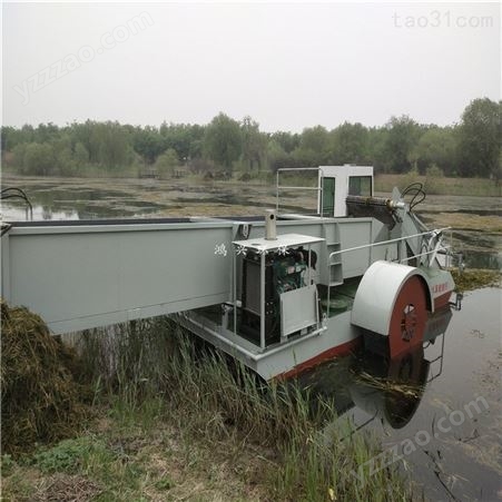 清理河道水草杂物 自动水草打捞机