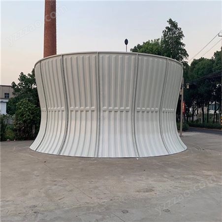 郑州玻璃钢冷却塔风筒定制 化工厂凉水塔风筒更改 冷却塔填料 润隆量大从优
