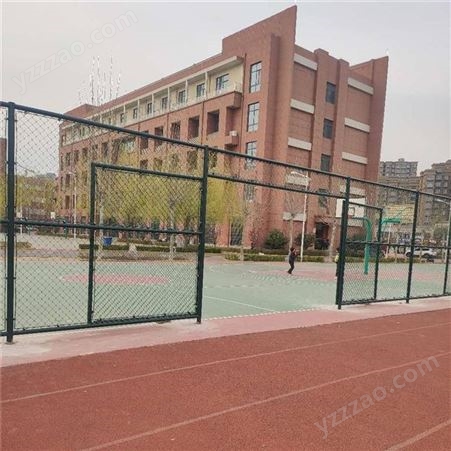 公园活动场地围栏网 4米高菱形编制网孔拼接组装篮球场外围防护栏