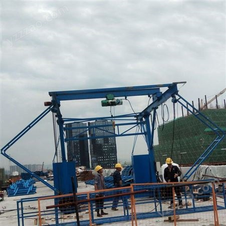1吨护栏模板台车厂家 2吨护栏安装台车使用教程