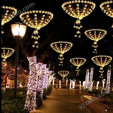 利达生产厂大型圣诞树厂家城市树木亮化 商场 树木夜景亮化