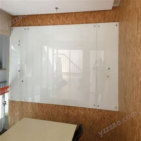 开会专用投影玻璃板 超白玻璃板 办公教学玻璃留言写字板 钢化玻璃白板