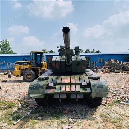 99式坦克模型 国防教育铁艺坦克 大型坦克摆件 信晟达