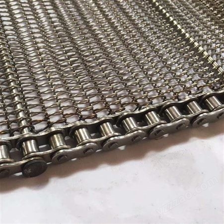 安平瑞申生产销售304不锈钢金属链板输送带 耐高温输送链板清洗机链板网带可定制