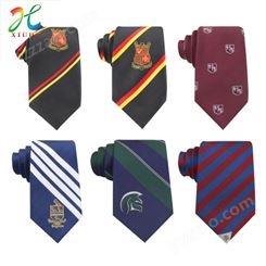 正装男士领带定制logo工厂定做学校标记外贸领带定制厂家