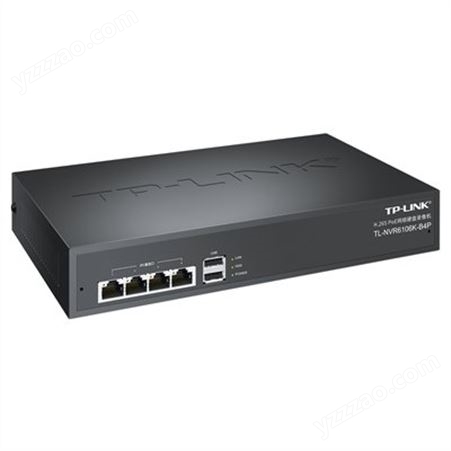 TP-LINK TL-NVR6106K-B4P H.265 PoE网络硬盘录像机4PoE口/6路/单