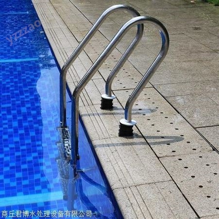 可拆式游泳池扶梯 304不锈钢SL型泳池下水爬梯