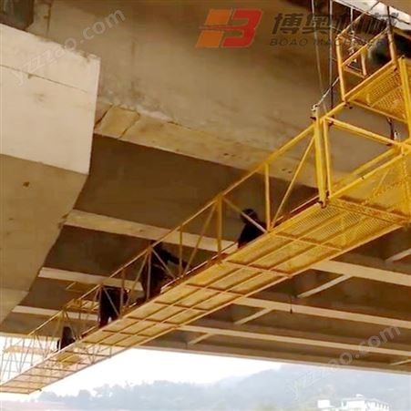 桁架式桥检车 新型桥梁检查车 大跨度吊篮检测车