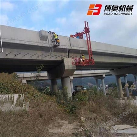 高架桥排水管安装吊篮吊架车 能行走升降 重量2T 博奥SJL42