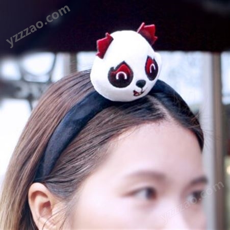 哈一代玩具2021年大学生运动会吉祥物蓉宝头箍熊猫耳青少年头饰