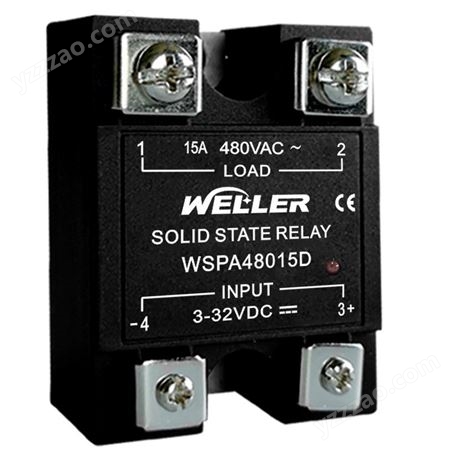 固态继电器WSPA48015D 15A威勒Weller 单相固态继电器 WSPA48015D 15A 直流控制交流