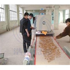 隧道式人造板烘干机 人参地黄药材烘干设备 豆类微波加热烘焙设备