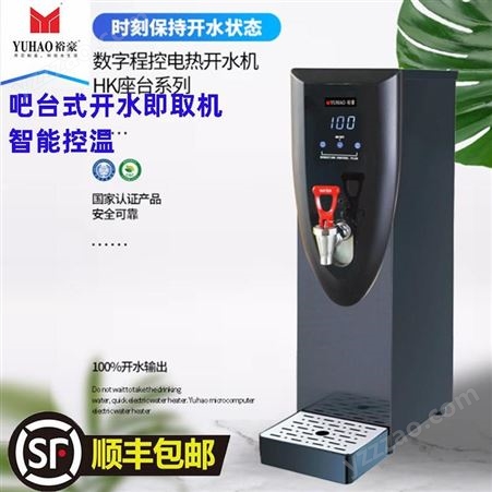 裕豪开水器HK-10G10智能控制 自动吧台奶茶店专用热水器开水机