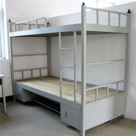 员工宿舍公寓床厂家 定制钢制床 上下高低床 旭峰家具 现货供应