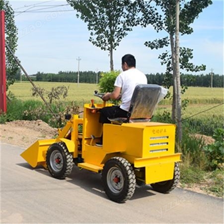 小壮工dc-11轻便型搬运电动铲车 养殖场用电动铲运车