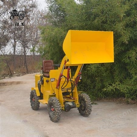 小壮工 推土机铲车 农用养殖场电动装载机型号JXCC-11