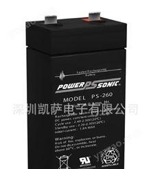 PS-260 代理 Power-Sonic 密封铅酸蓄电池