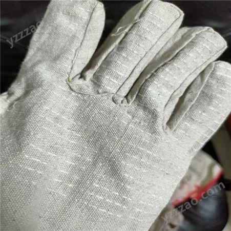 双层加厚帆布手套 24线白甲布 机器维修防护 坚固耐用 品质上剩