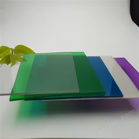 2mm透明Pc耐力板  办公室隔断板 餐厅隔断板材 环保含uv涂层 防紫外线