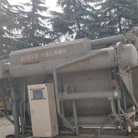 辽宁地区老款三洋机组回收 三洋二手溴化锂冷水机组回收拆除