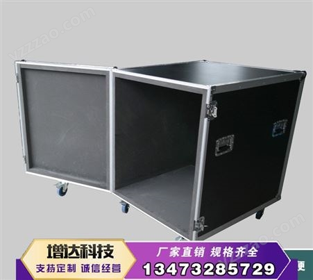 铝合金箱厂家定做铝合金拉杆箱 航空工具运输箱 铝框拉杆箱子增达电子