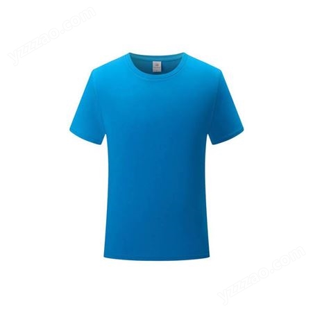 2022新款广告衫 圆领短袖T恤可印logo 纯棉工作服文化衫