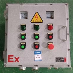 油泵启停钢板防爆控制箱 益安BXM(D)隔爆型电箱定制