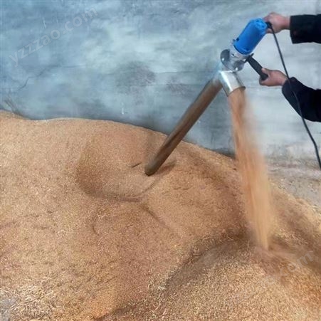 养殖家用不锈钢直管水稻小麦玉米上料吸粮机便携式抽粮机