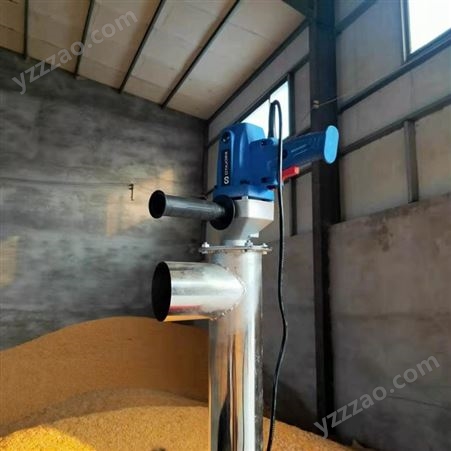 养殖家用不锈钢直管水稻小麦玉米上料吸粮机便携式抽粮机