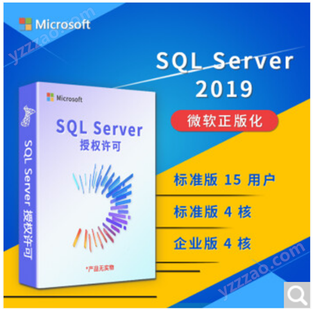 SQL Server 2019 企业版嵌入式EMB 4核无限用户 SQL 2019 ENT EMB