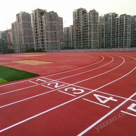 沧州茂康 硅PU人造跑道  塑胶跑道 学校运动场 篮球场