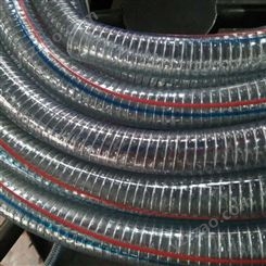兴盛牌钢丝管 PVC透明钢丝管 螺旋钢丝软管