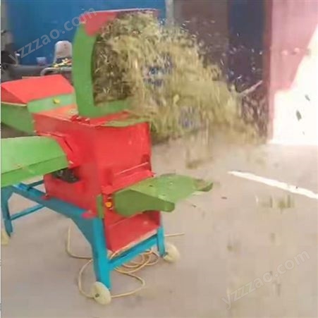 牧草揉丝机 小型干湿两用动力足加宽型养殖铡草粉碎设备