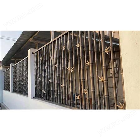 工匠 铝艺围栏护栏 高度款式可定制 农村别墅围墙铝艺护栏 防锈护栏