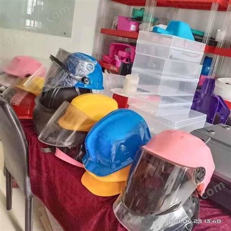 中国上海一东注塑头盔模具制造运动护具安全帽塑料头盔壳面罩开模注塑组装设计实体服务工厂