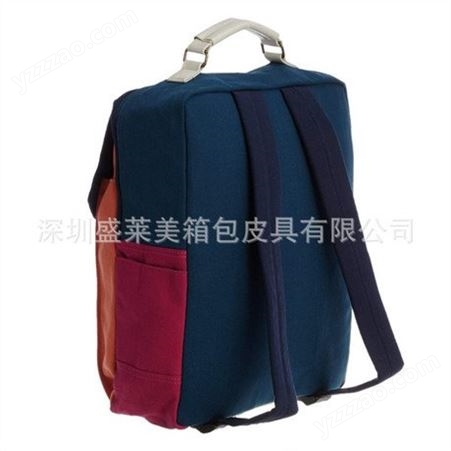 深圳手袋厂定制18韩版帆布双肩户外运动旅行背包定做LOGO外贸货源