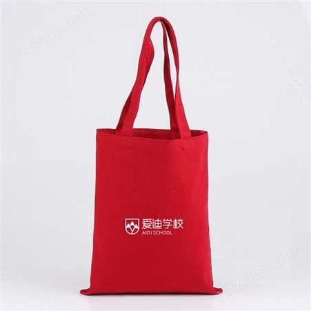 红素全棉帆布袋免费设计logo 300个起订不单独零售