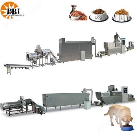 济南比睿特 直销订做大型狗粮生产设备 3吨狗粮生产线 湿法双螺杆膨化机