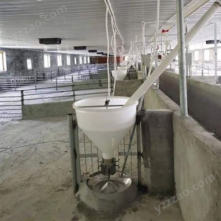 猪用饲料桶60公斤干湿喂料器料桶自动下料器料斗自由采食槽下料桶