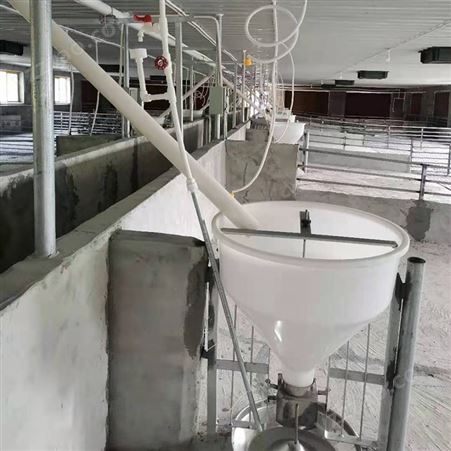 猪用饲料桶60公斤干湿喂料器料桶自动下料器料斗自由采食槽下料桶