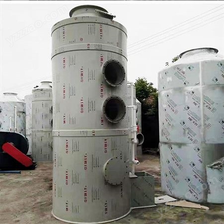 生活污水处理厂 除味环保设备 pp水喷淋洗涤塔 废气处理装置