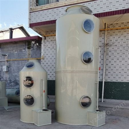 喷淋塔除尘设备 工业环保除酸雾器 喷塑烤箱烟雾处理降温装置