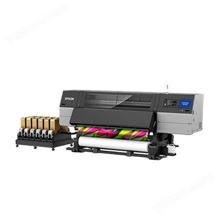 爱普生F10080H工业级荧光机服装数码印花大幅面高速热升华打印机