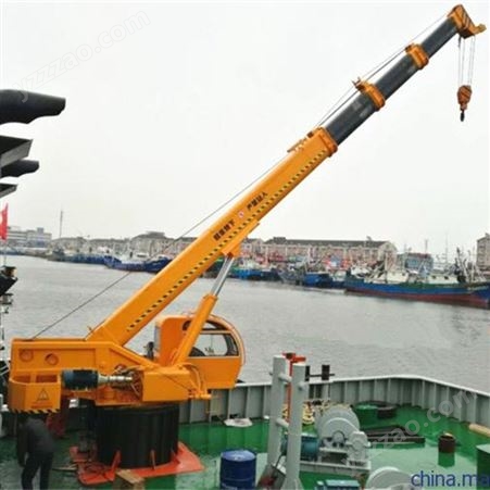 码头港口渔用25吨船吊 克令吊船用起重机 16吨船尾吊