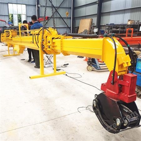 出售挖掘机配套拉山机 25米伸缩式抓木机 可定制液压拉山机