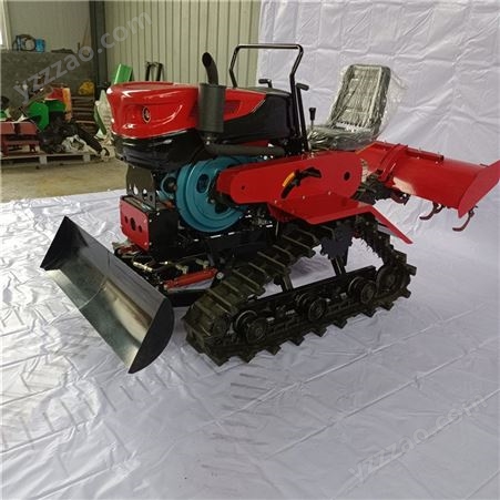 柴油大马力自走式旋耕机 水田泥地用乘坐式拖拉机 可配多种农具