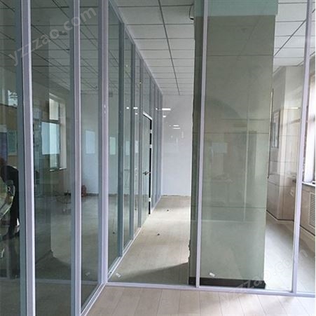 玻璃移动隔断 电动玻璃隔断 青海西宁 按需定制 办公厂房用