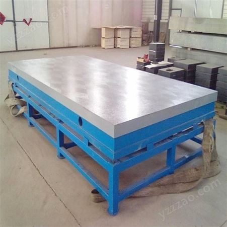 1500*1000德盛厂家生产铸铁平台 划线钳工焊接平板 铸铁工作台 铸铁T型槽平台