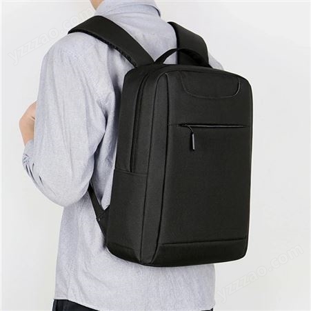电脑包商务简约旅行双肩包 大容量多功能背包男 时尚书包