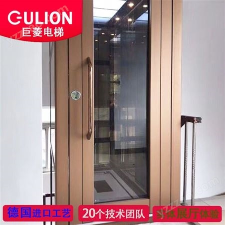 4层家用别墅梯报价 适合家庭3至5人小型电梯Gulion/巨菱